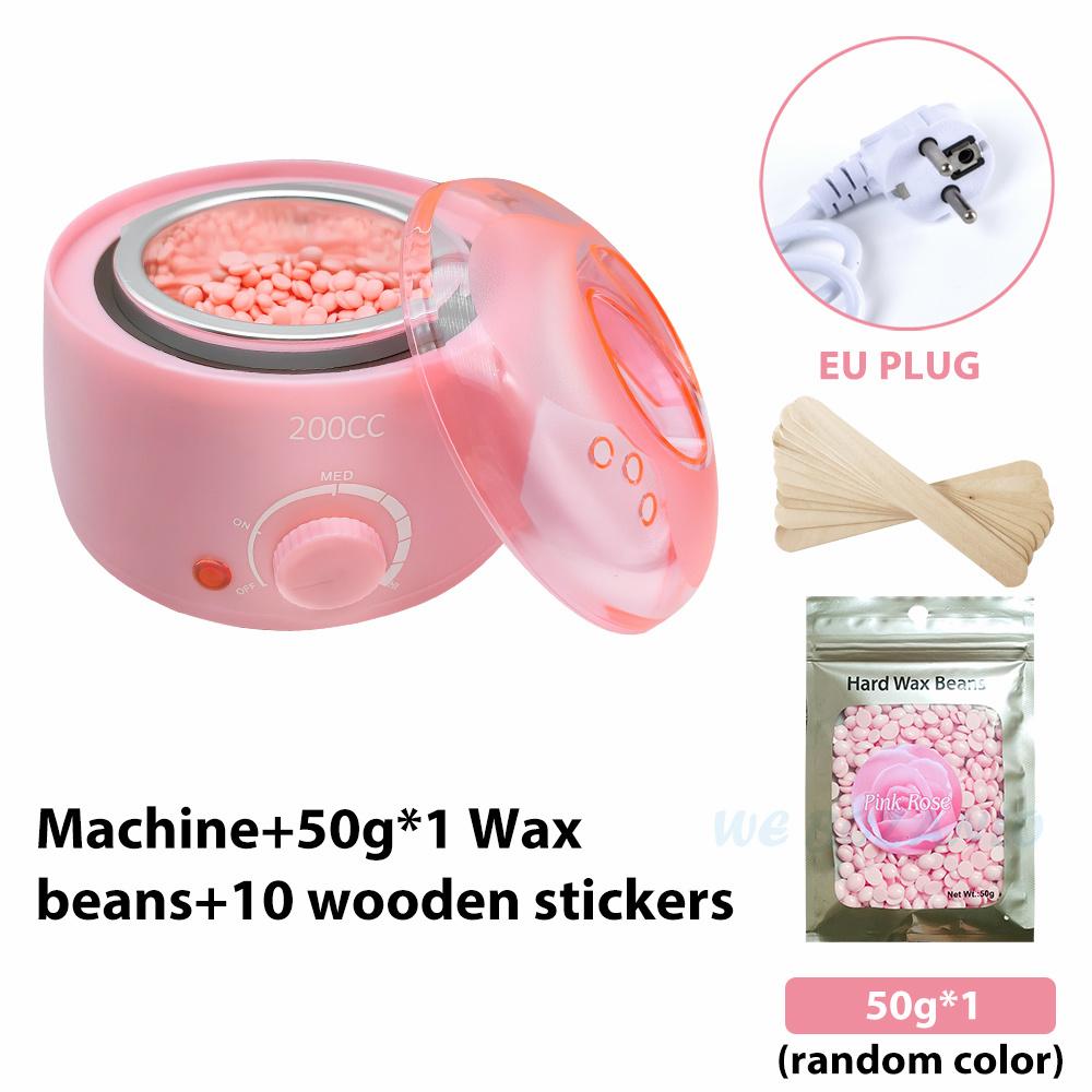 200CC нагреватель воска, грелка, машина для удаления волос для рук, ног, тела, спа-эпилятор, горшок с парафином + восковые бобы + деревянные палочки
