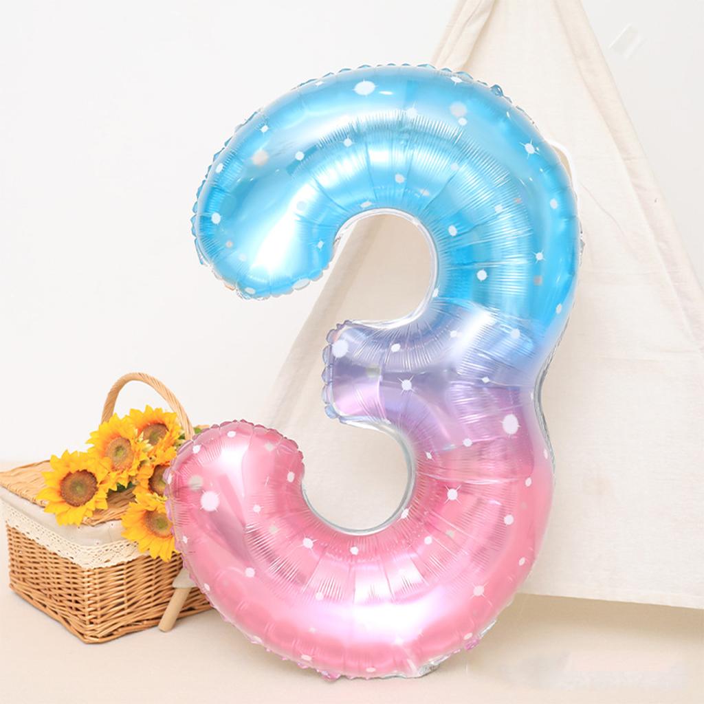 1 шт./пакет, 40-дюймовый высококачественный двухцветный градиентный кристалл со звездным небом, цифровой воздушный шар