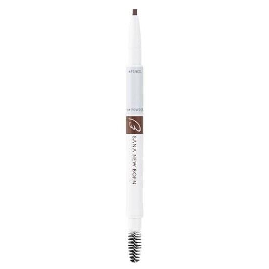 Born Perfect Eyebrow 02 Royal Brown Pencil Powder Brush Eyebrows
