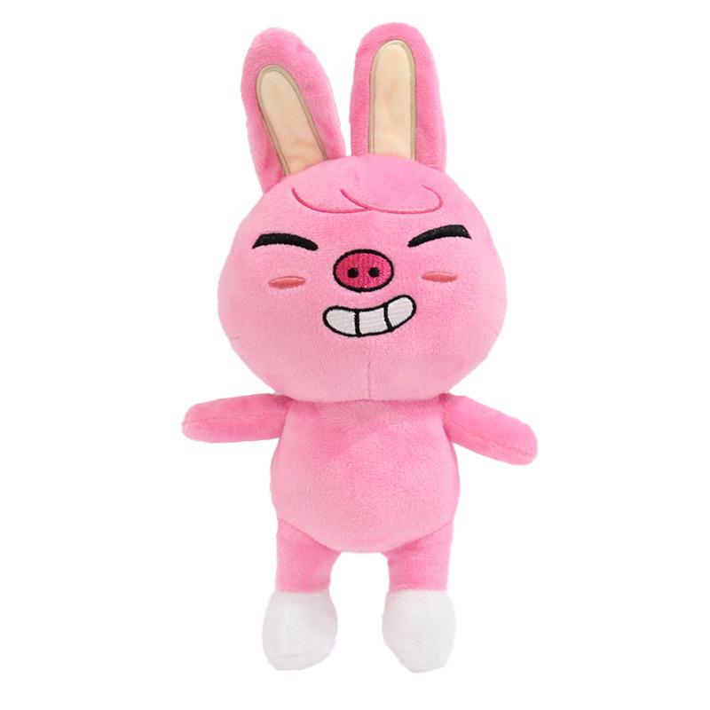 Плюшевые игрушки Skzoo Stray Kids Плюшевый волк Чан Мультяшное чучело Животное Плюшевые игрушки Кукла Милый компаньон для детей Взрослых Фанатов Подарок 20 см