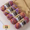 500g Gradient Dyed Colorful Yarn, Rainbow Yarn with Multiple Colors,