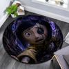 Coraline3 Round Area Rug,Carpet Rug for Living Room Bedroom Sofa Playroom Decor,Non-slip Floor Mat