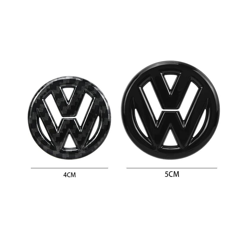 VEMZG1 For VW Volkswagen Jetta MK5 Golf fashion Car ABS Plastic Steering Wheel Logo Circle Trim Sticker For Volkswagen VW Golf Polo Jet