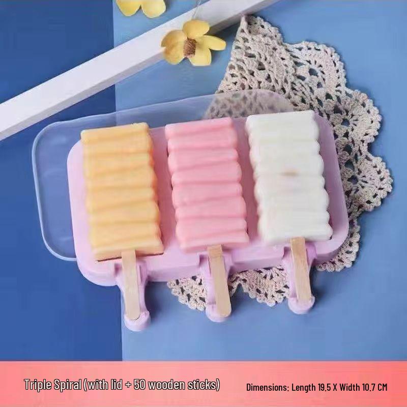 Силиконовая форма для эскимо и сырных палочек DIY - Форма для мороженого и кубиков льда для детей
