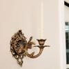 Винтажный настенный подсвечник, настенный держатель для свечи, гостиная, спальня, столовая, ванная комната, подвесной декоративный подсвечник