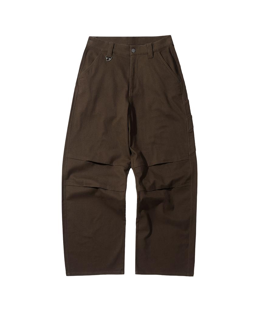 Рабочие брюки Sekeonmonollogeu из хлопка, рулон [Коричневый]_Sept081Brownsept069Brown