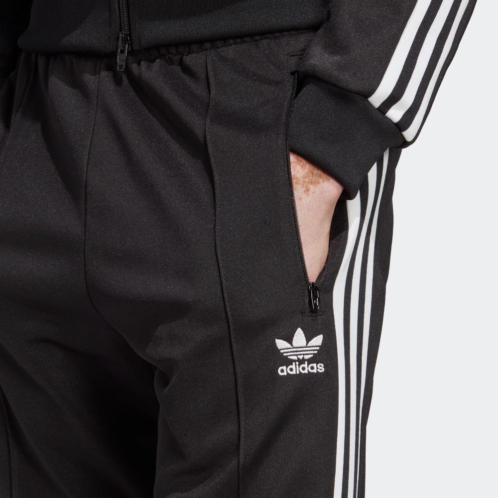 adidas Полоски по бокам, прямые повседневные спортивные брюки, мужские, черные IA4788