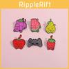 Charming Cute Cartoon Fruit Brooches Featuring Adorable Strawberry Watermelon Grape Designs
