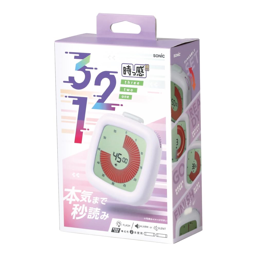 Таймер обучения Соника Toki Sapo Time Feeling Timer Фиолетовый 3.2.1! ЛВХ-7903-В