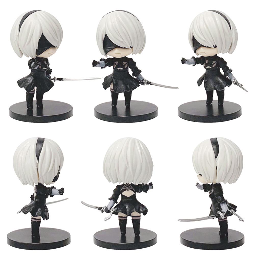 Аниме Nier Коллекция моделей Yorha Украшение Подарок A2 2B 9S Q фигурка automata action издание ПВХ статуэтка мультфильм Сочлененная Позируемая Детализированная Подвижная