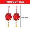 Y5JC Pack Of 2 Easy Hanging Plush Hanging Pendant For Indoor Festival Decoration Decorative Spring Festival Ornaments