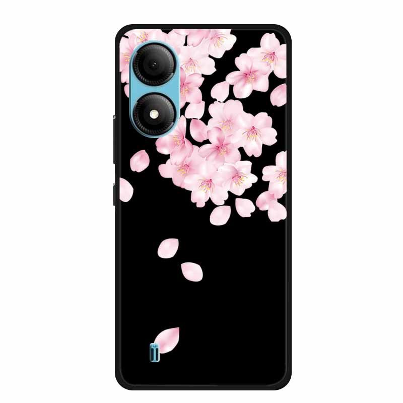 Funda For ZTE Blade A33S Case Cute Cartoon Cat Black Silicone Soft Phone Case For ZTE A33S Back Cover Case A 33 s 33s Coque Capa