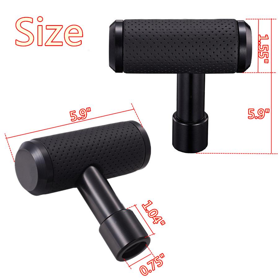 1x Ручка МКПП и другие аксессуары Черная ручка переключения передач для автомобилей