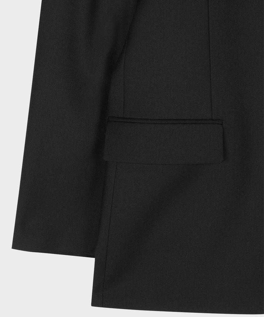 Taildern Oversized Double Breasted Jacket Black