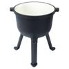 Enameled cast iron cauldron on legs with lid CAST LINE 4 l