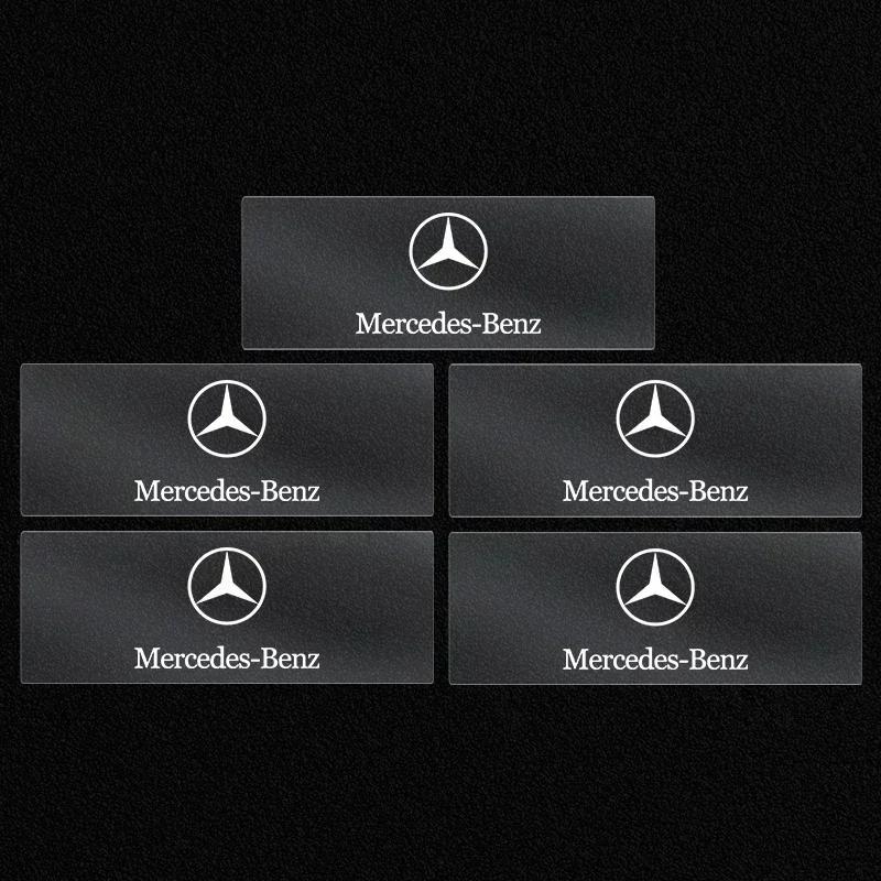 CQL1 Car Emblem Logo Decorative Stickers Badge Decal Interior Styling For Mercedes Benz B/C/E/S Class A Class C200L GLC GLE CLA