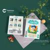 Chaolechuang Соединяющиеся Напольные Игрушки-Конструкторы: Серия повседневных микрочастиц с мольбертом для масляной живописи (Модели 6736-6742)