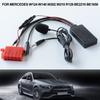 Bluetooth-совместимый музыкальный адаптер AUX для Mercedes W124 W140 W202 W210 с микрофоном Музыкальные электронные устройства для автомобиля