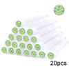 20pcs Empty Eyelash Brushes Tubes Reusable Eyelash Mascara Wand Container Sparkling  Lash Spoolies Combs Dust-proof Flask Case