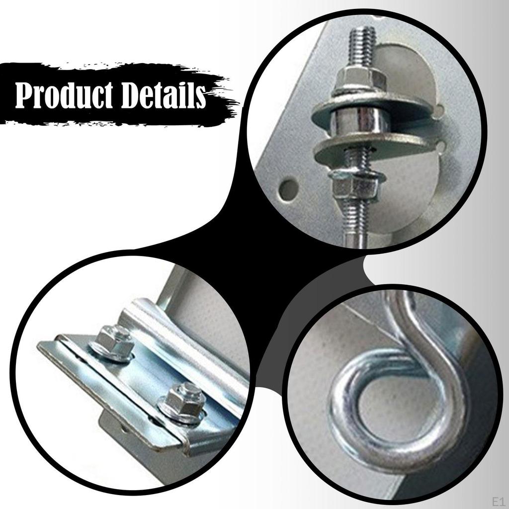 2 Нижних Подъемных Кронштейна для Гаражных Ворот Фурнитура Простая Установка Сверхпрочные Бытовые Аксессуары