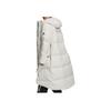 Adidas Womens Big Baffle Down Coat With Zipper And Hood Women Coat White GQ2509