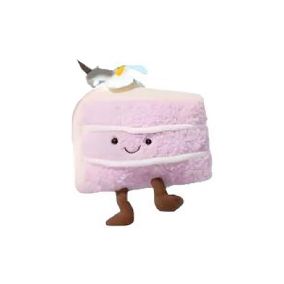 Cartoon Fun Dessert Plush Doll: Red Velvet Cake & Magnolia Latte