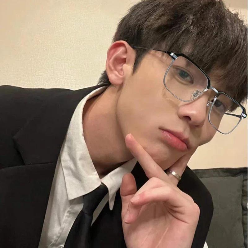 Мужские деловые фотохромные очки для близорукости, модные очки с защитой от синего света для близорукости, меняющие цвет компьютерные очки от 0 до -4.0