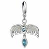 Harry Potter sterling silver Diadem slider charm with crystals