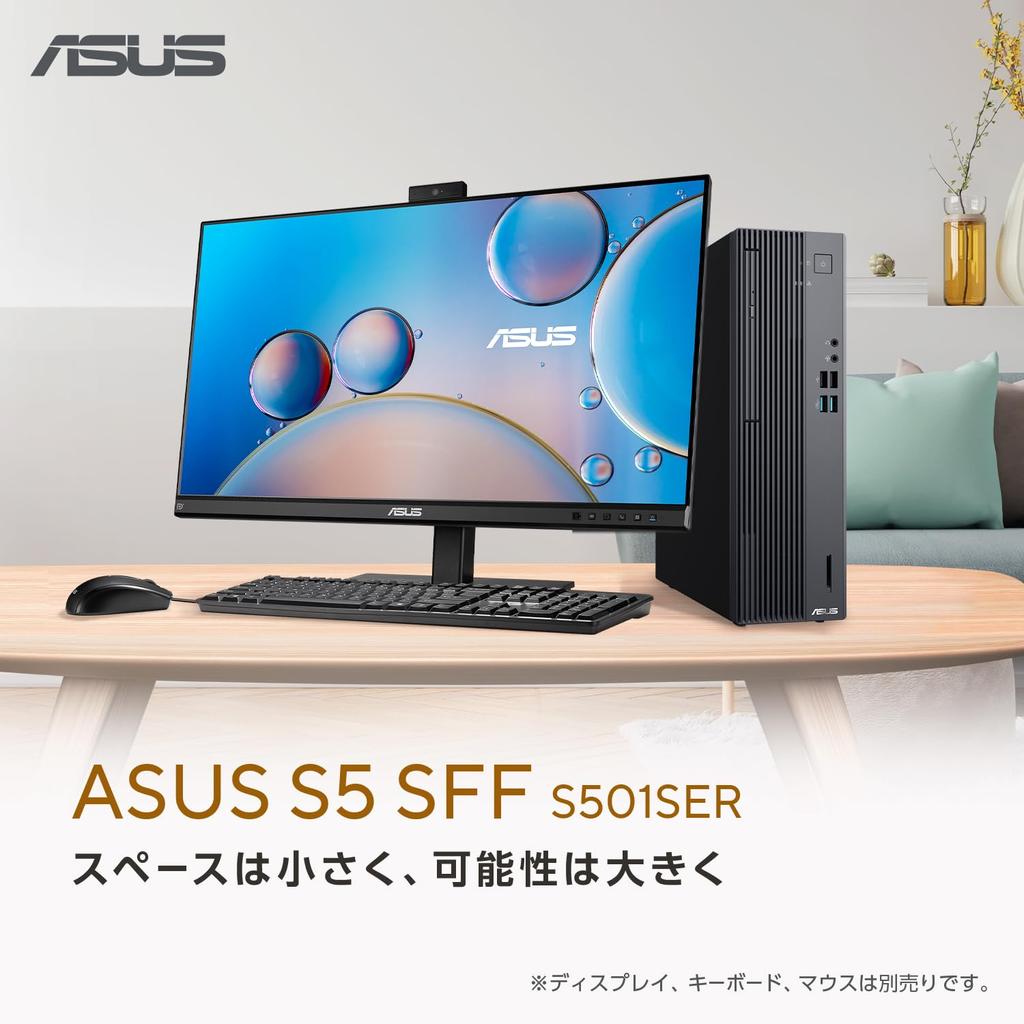 Asus S501SER Desktop 14th Generation Core 32GB 512GB Windows DVD Super Multi Extreme Dark Gray PC, I7-14700, Memory, SSD, 10, Drive,