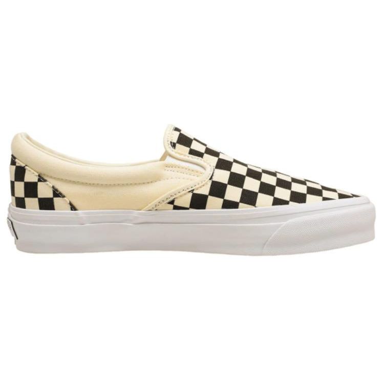 Vans Слипоны Reissue 98 LX Checkerboard — черные кроссовки унисекс белые VN000CSE2BO