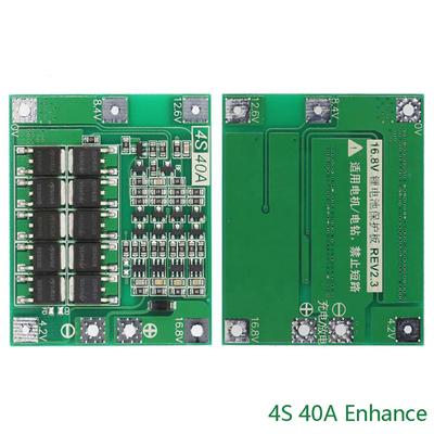 3S 4S 40A 60A Защитная плата для зарядки литий-ионных аккумуляторов 18650 BMS для дрели