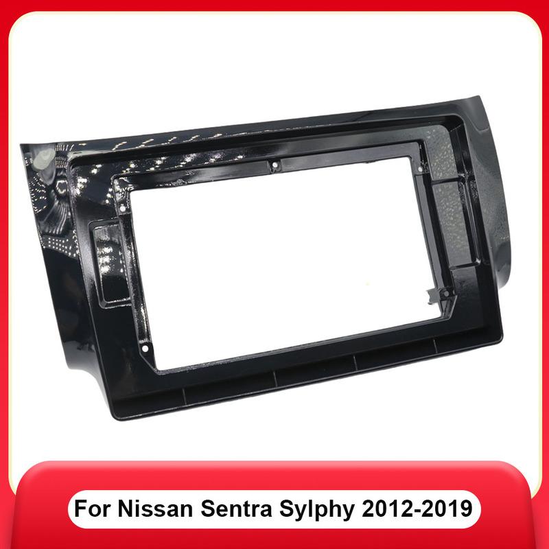 9Inch Car Radio Fascias for Nissan Sentra Sylphy 2012-2019 Android Stereo Frame 2 Din Head Unit Panel Dash Trim with Cable