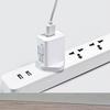 UK 3-Pin 5V2A Mobile Charger with USB Port and 1A Fast Charging