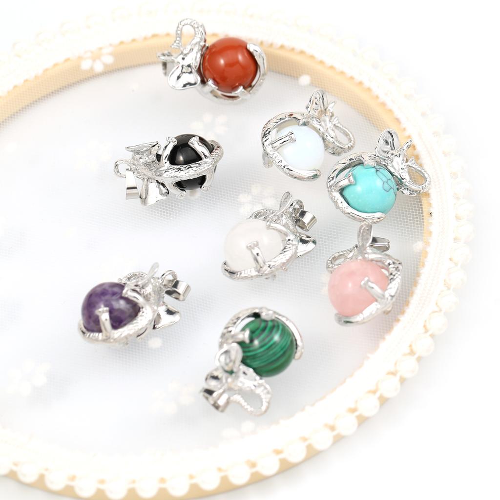 Ожерелье, кулон из натурального камня, агаты/розовый кварц, кулон в форме слона, подвески, изготовление ювелирных изделий, ожерелье, браслет, аксессуары