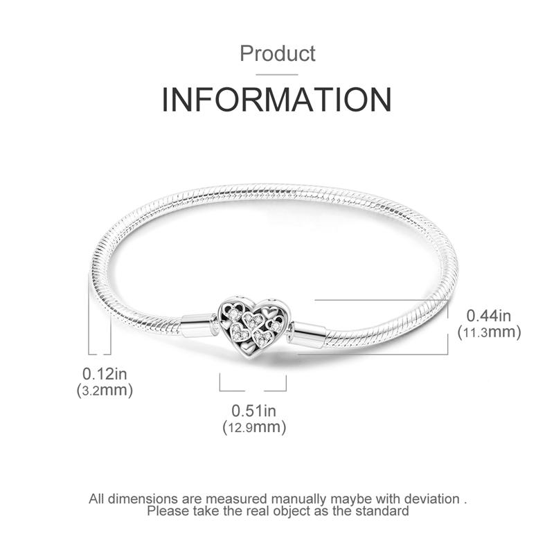 Bracelets copper Authentic 1720CM Compatible With Do It Yourself Charm Bead Charms Star Shape Moon Sun Four Leaf Shamrock Green Zircon Bracelets Jewe