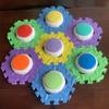 Anti Slip Dogs Training Communication Eva Mat Colorful Pet Interactive Toy  Pet Training Buttons