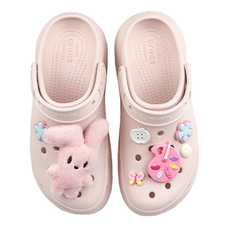 Crocs Crush Clog MM Dream Builder кукла для выпрашивания сладостей дофамин веселый мечтательный ручная роспись игривые дырочные туфли унисекс кварцевый порошок