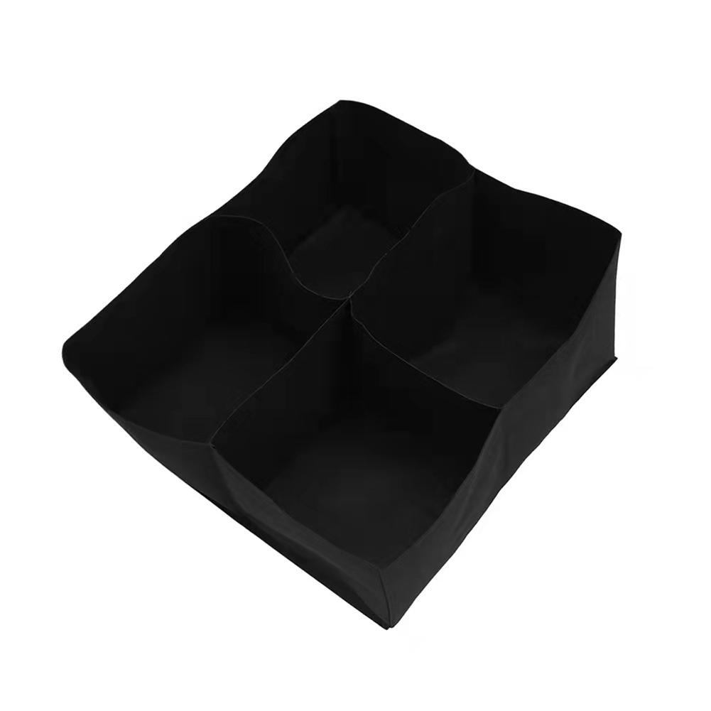 Fabric Raised Garden Bed 8 Grids Garden Plant Grow Bags Reusable Felt Planting Bed Rectangle for Growing Herbs Flowers Vegetable