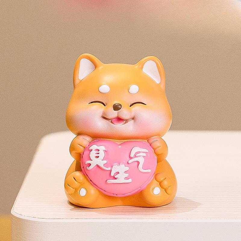 Don't Be Angry. Stress-relieving Little Pig Office Decoration Items. Animal Stress-relieving Cartoon