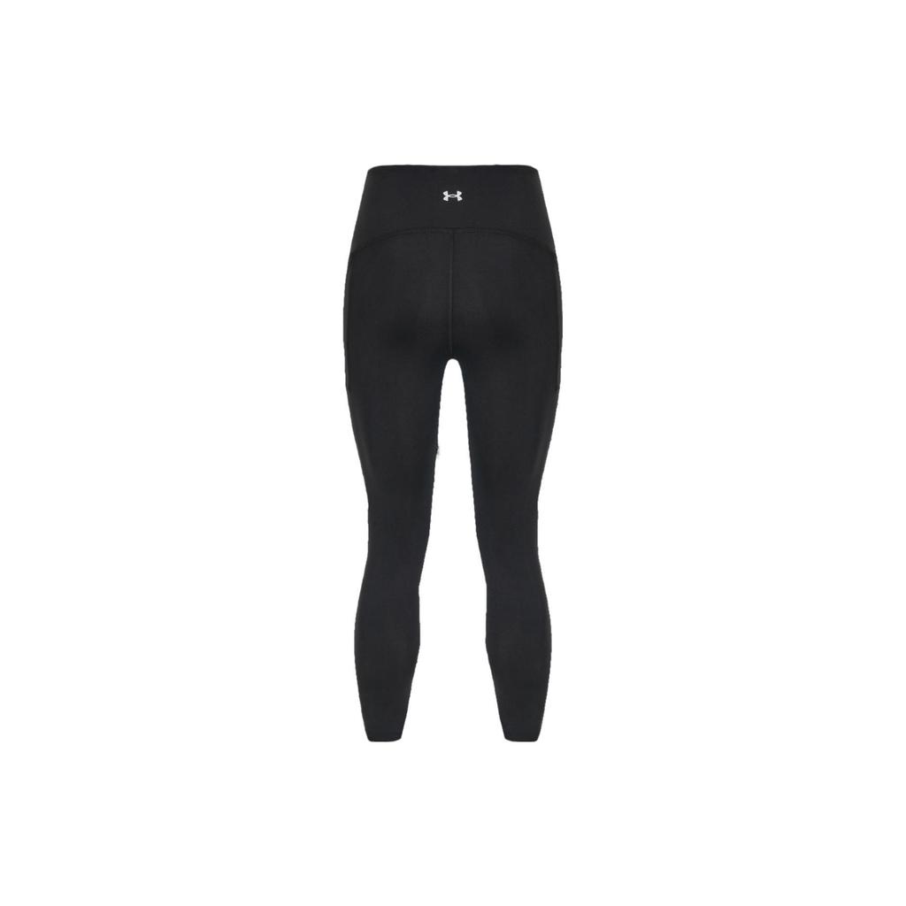 Under Armour Meridian High Waist Solid Color Tight Nine-Point Fitness Pants Women Bottoms Black 1377080-001