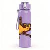 1PC Weightlifting Bulldog 750ml Color Plastic Sports Water Bottle Leakproof Flip Straw Lid Suitable for Sports Office Home Use