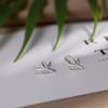 Leaf Stud Earrings Female Mori Temperament Leaf Ear Jewelry Personality Small Fresh Day Niche Design Accessories