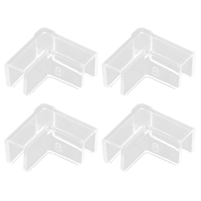 4 шт. Защита кромок стекла аквариума, акриловая защита, инструменты для аквариума, защита от ударов для стекла аквариума