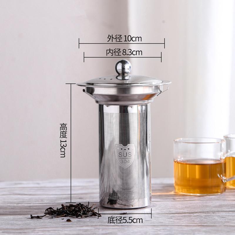 304 Stainless Steel Tea Infuser High Quality Tea Strainer with Cover Teapot Fine Mesh Coffee Filter Tea Accessory