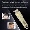 T9 LCD Electric Hairdresser Oil Shaving Head Electric Pusher Carving Electric Pusher Clipper Hair Precision Trimmer for Men Care