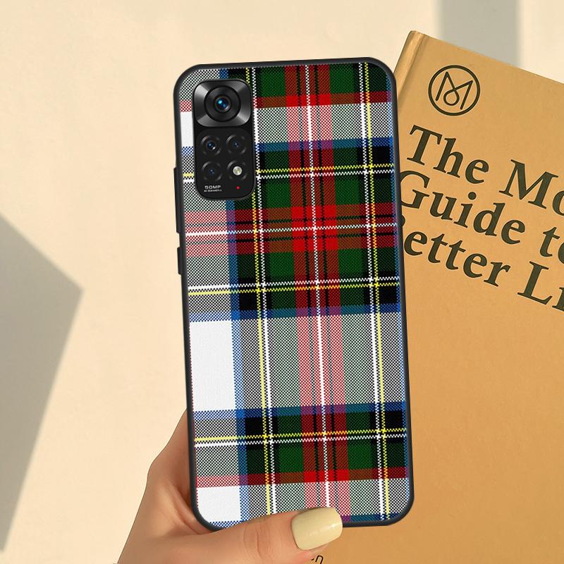 Чехол с узором в клетку Clan Stewart Dress Tartan для Xiaomi Redmi 12C 10A 10C 9C Note 12 Pro 11 Pro 10 Pro 9 8 Pro 10S 11S 12S