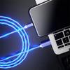 Streamer Data Cable Fast Charging Type C Cable For Huawei 1m Cable Streamer Flowing LED B8R5