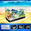 Ocean Exploration Fish Tank Decoration Model Children Assemble Building Blocks Toys