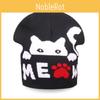 Animal Cat Pattern Knit Cap For Outdoor Activities In Autumn And Winter Fashion