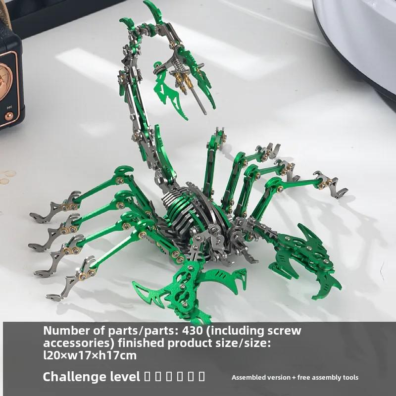 3D сборочный комплект подарки для детей антистресс металлические механические насекомые животные головоломки игрушки своими руками для взрослых P485